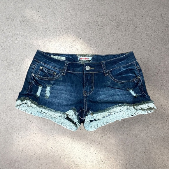 HOTKISS MICRO DENIM SHORTS - Picture 1 of 5